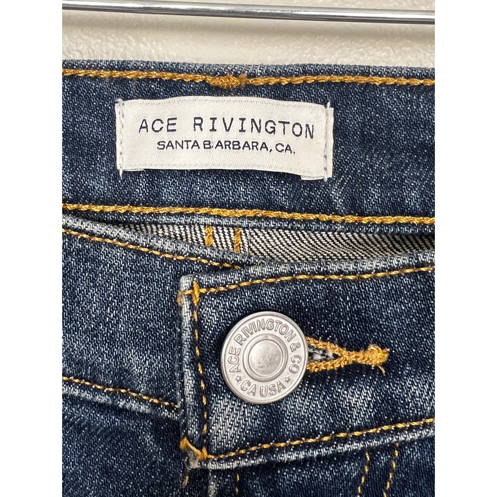 Ace Rivington Mens Athletic Taper Candiani Denim Jeans Dirty Vintage 39x34 NWT - Picture 3 of 15